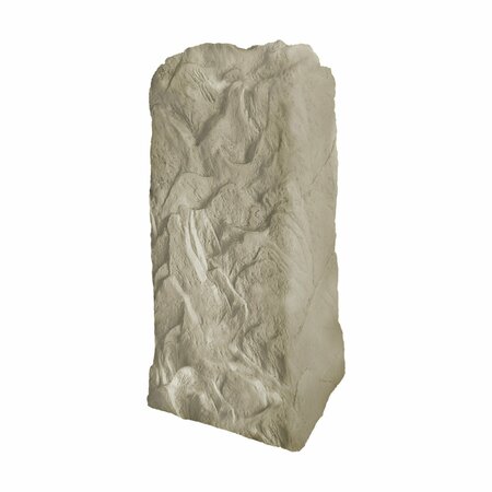 EMSCO GROUP Landscape Rock, Natural Sandstone Appearance, Tall Monolith Utility Cover, Lightweight 2235-1
